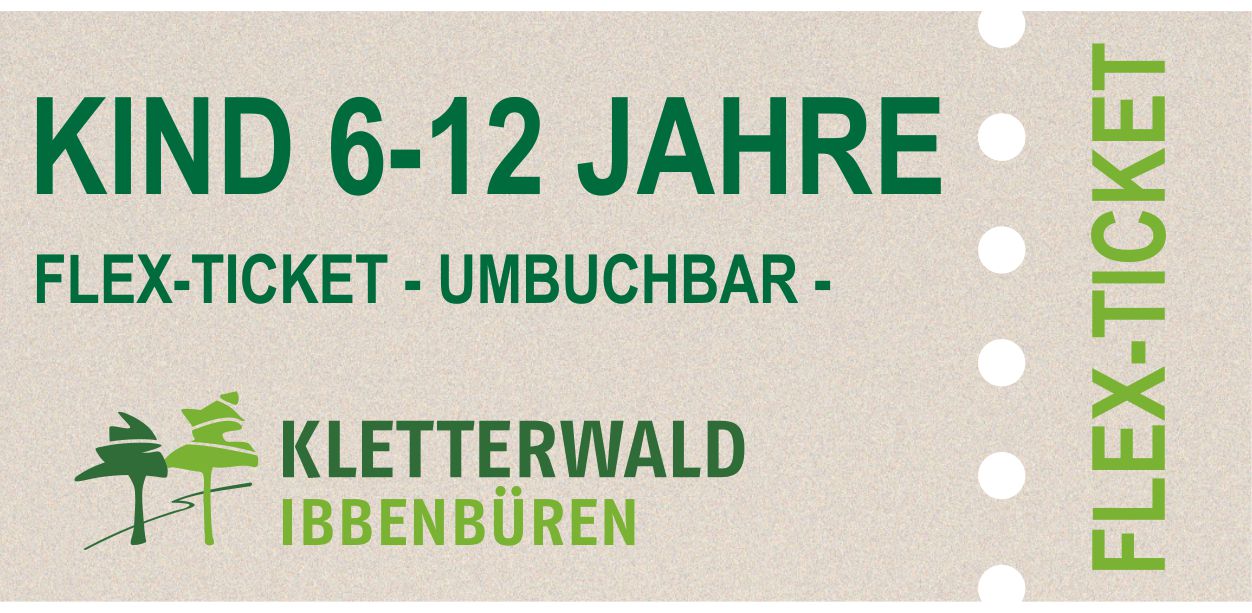 Flex Ticket Kind 6 - 12 Jahre